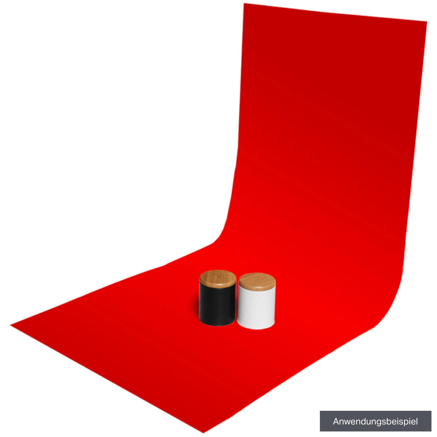 GlareOne PVC Hintergrund rot 60 x 130cm