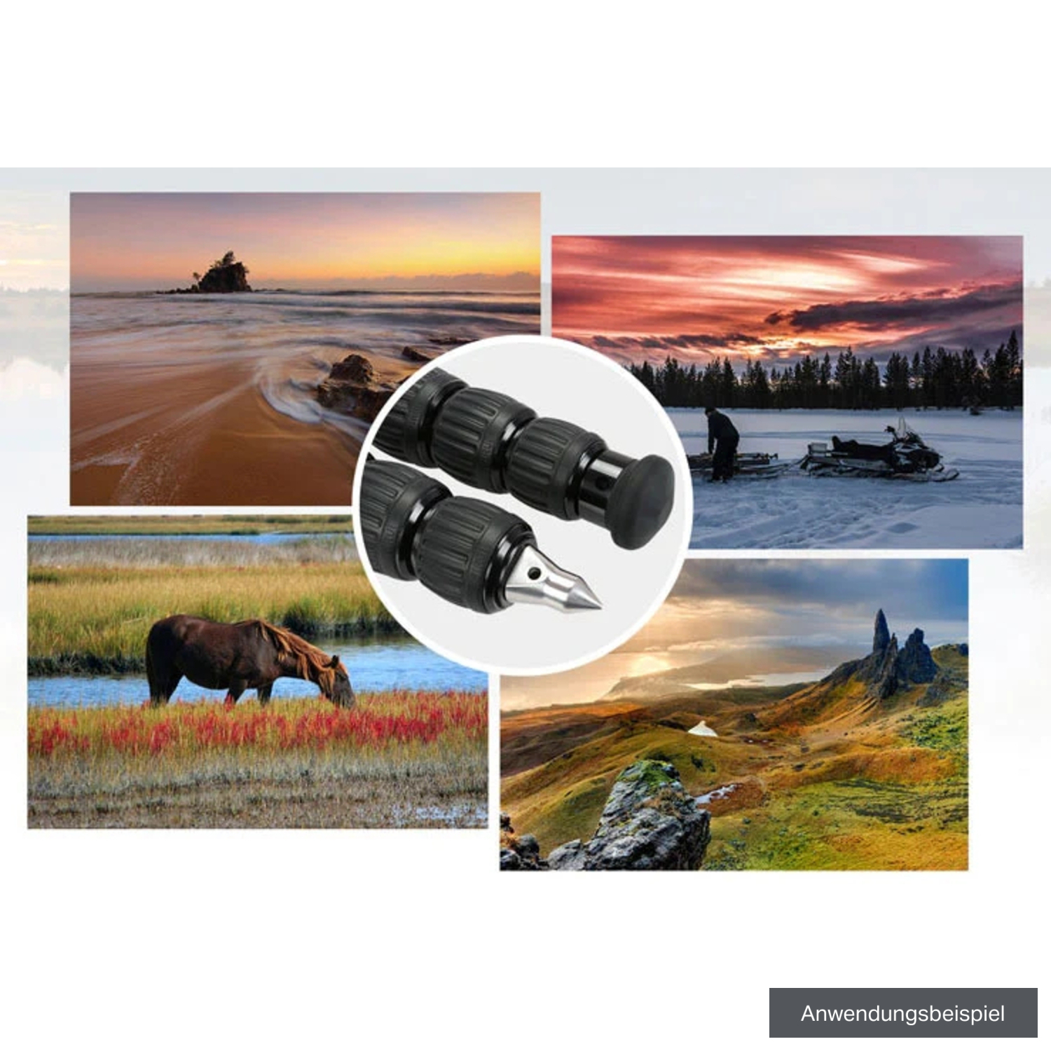 SIRUI AR-3204 Explorer 2in1 Dreibeinstativ Carbon mit 15° Nivelierbasis