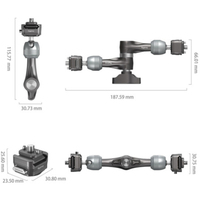  SmallRig HawkLock H21 QR 7" Rosette Magic Arm 4490