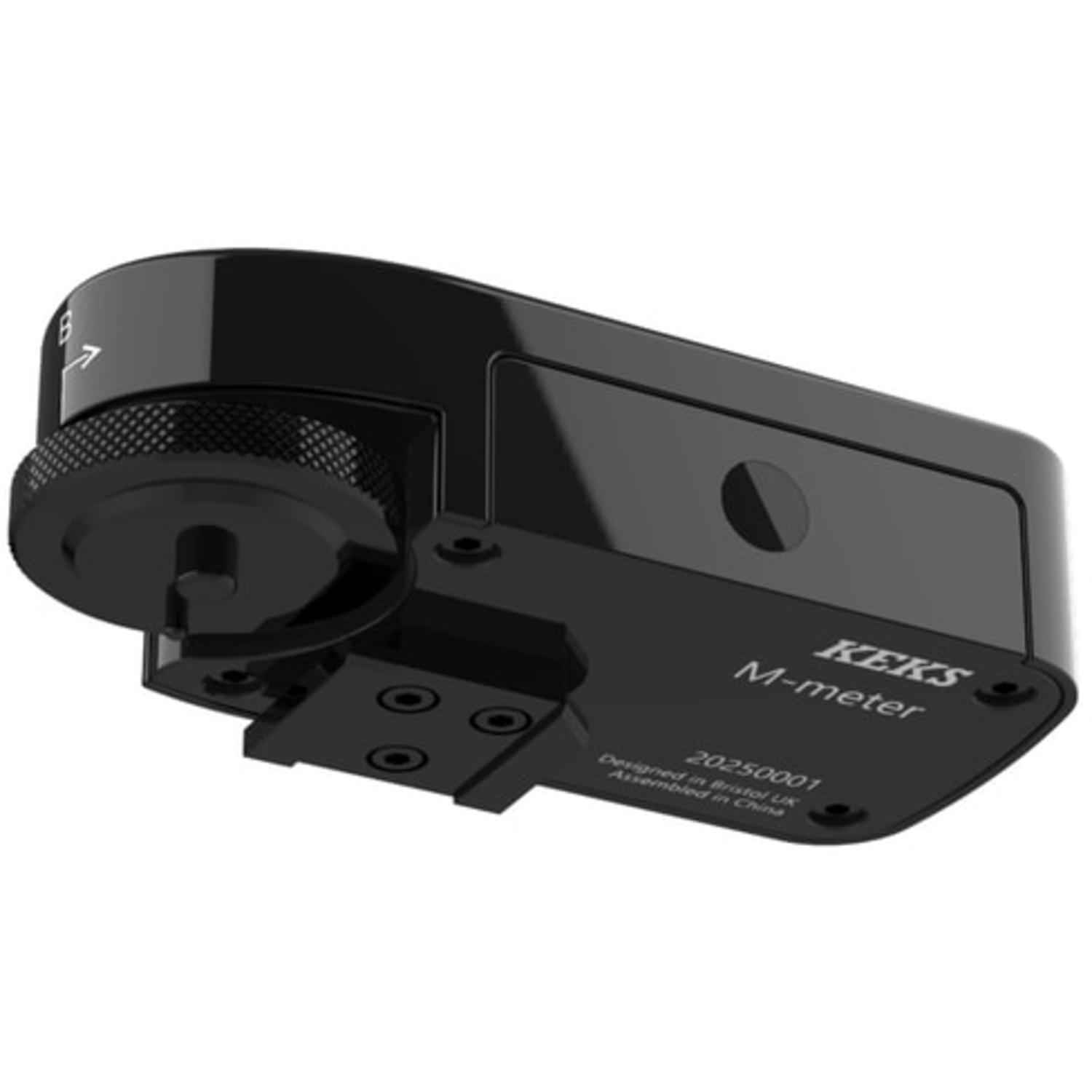 KEKS Belichtungsmesser M-Meter Messing schwarz lackiert