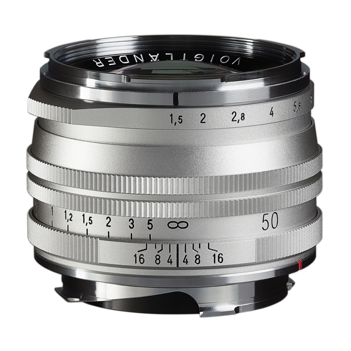 Voigtländer 50mm F1.2 Nokton II M.C. Asph. für Leica M-Mount silber