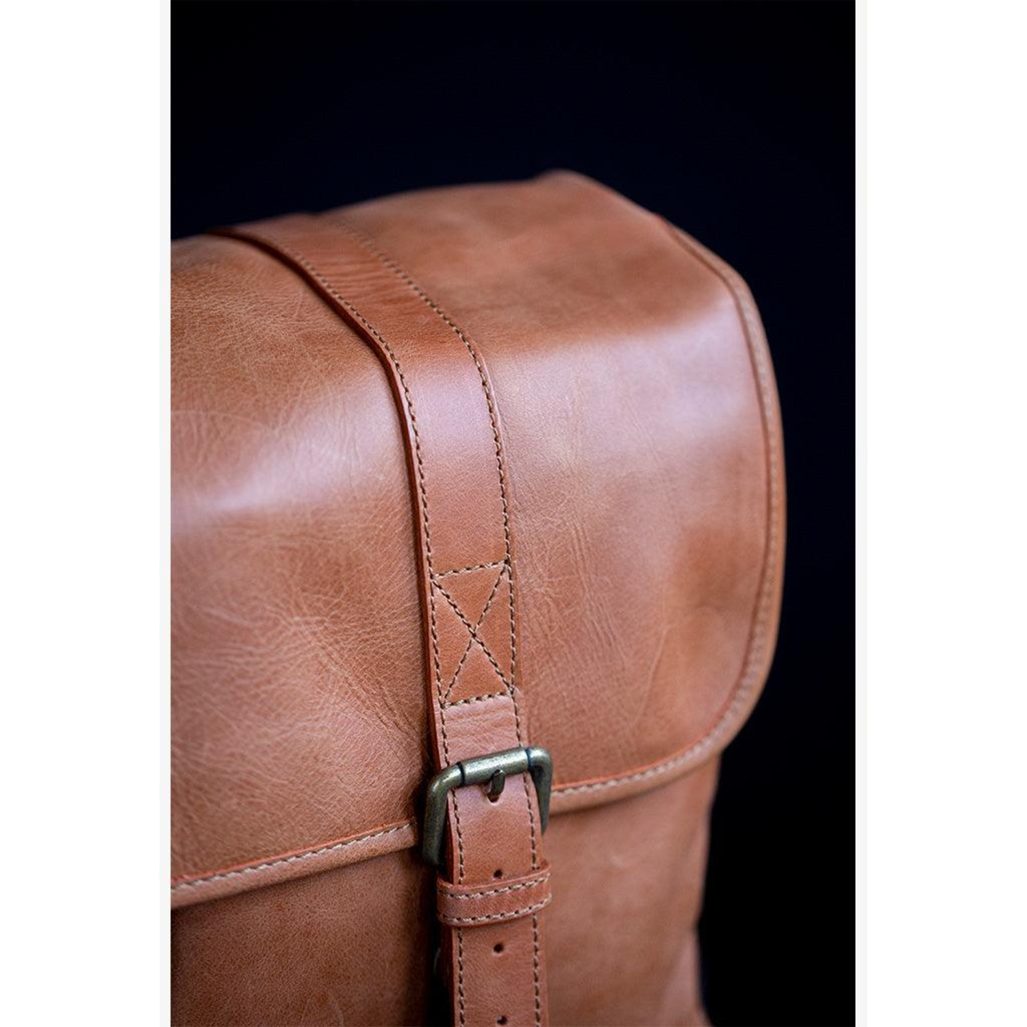 Bronkey Roma Leder Camera Bag Tanned
