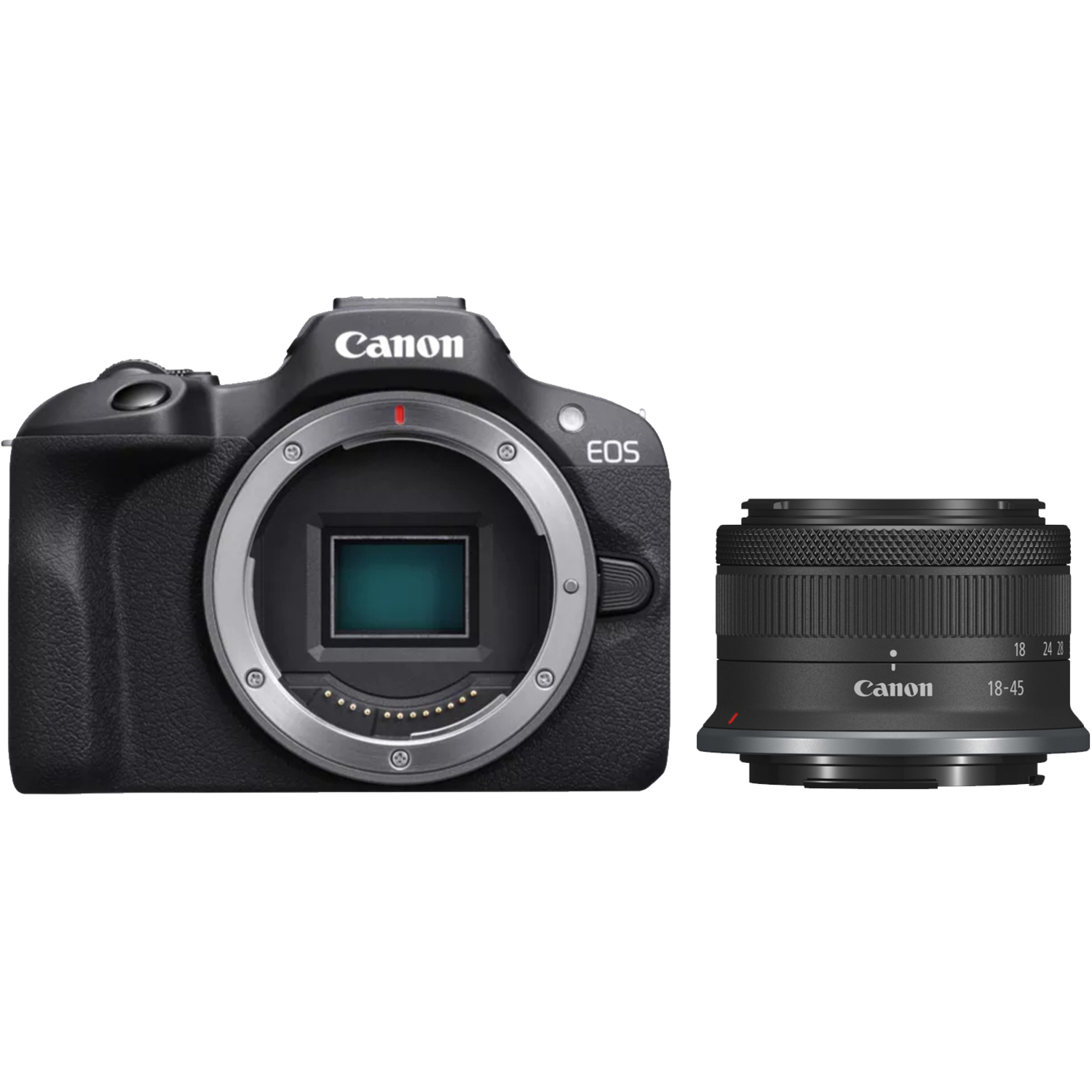 Canon EOS R100 mit RF-S 18-45mm F4.5-6.3 IS STM