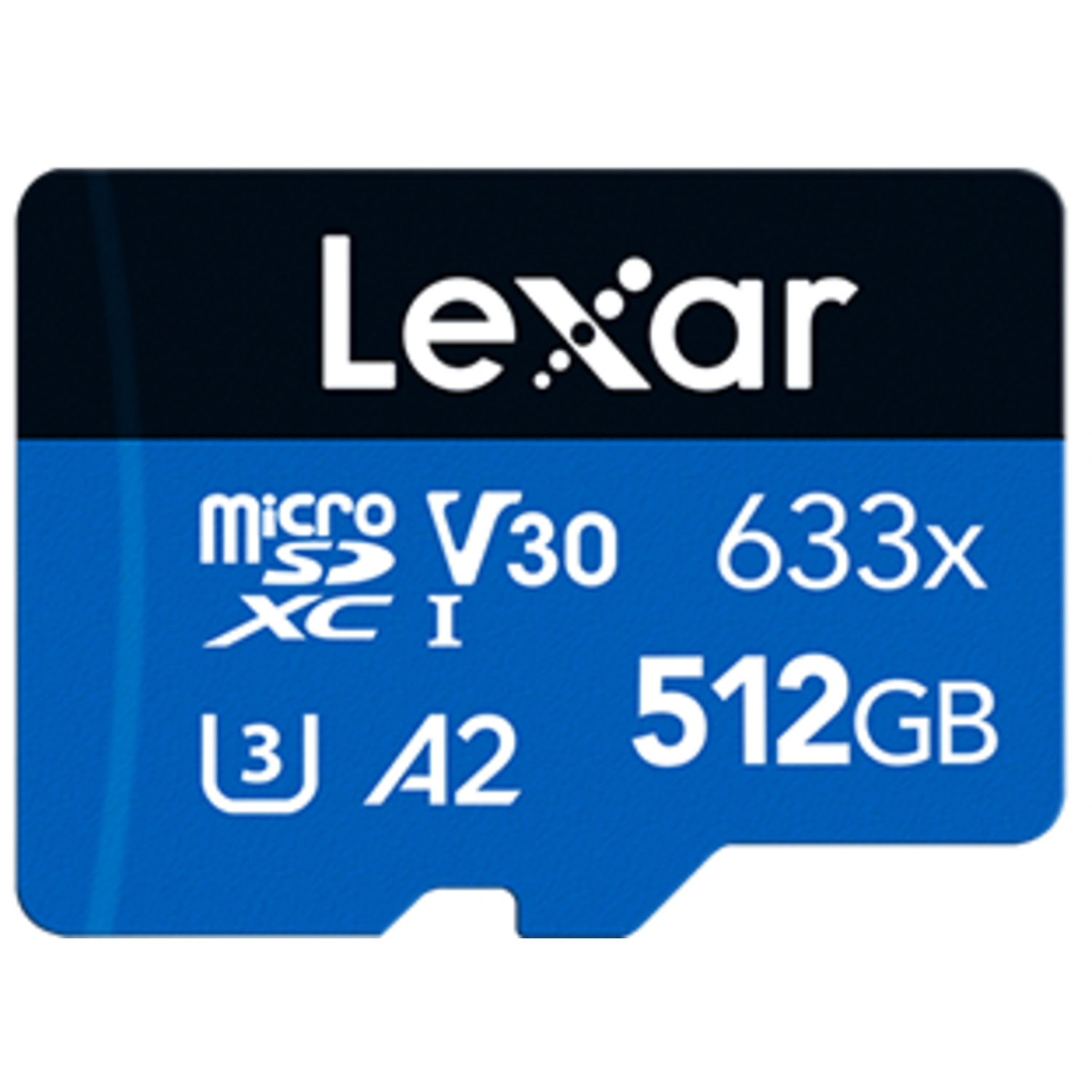 Lexar BLUE Serie 512GB High-Performance 633x microSDXC UHS-I