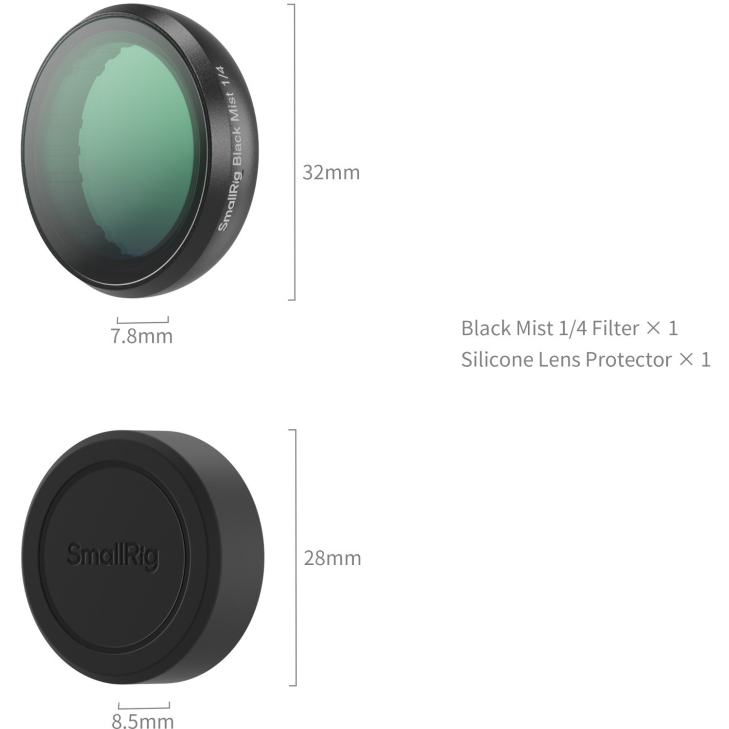 SmallRig Black Mist Filter Kit 5863 für Insta360 GO Ultra