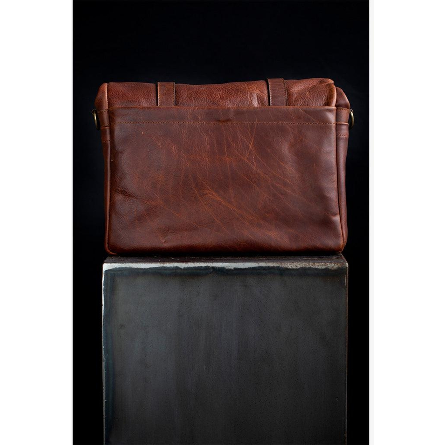 Bronkey Roma Leder Camera Bag Cognac