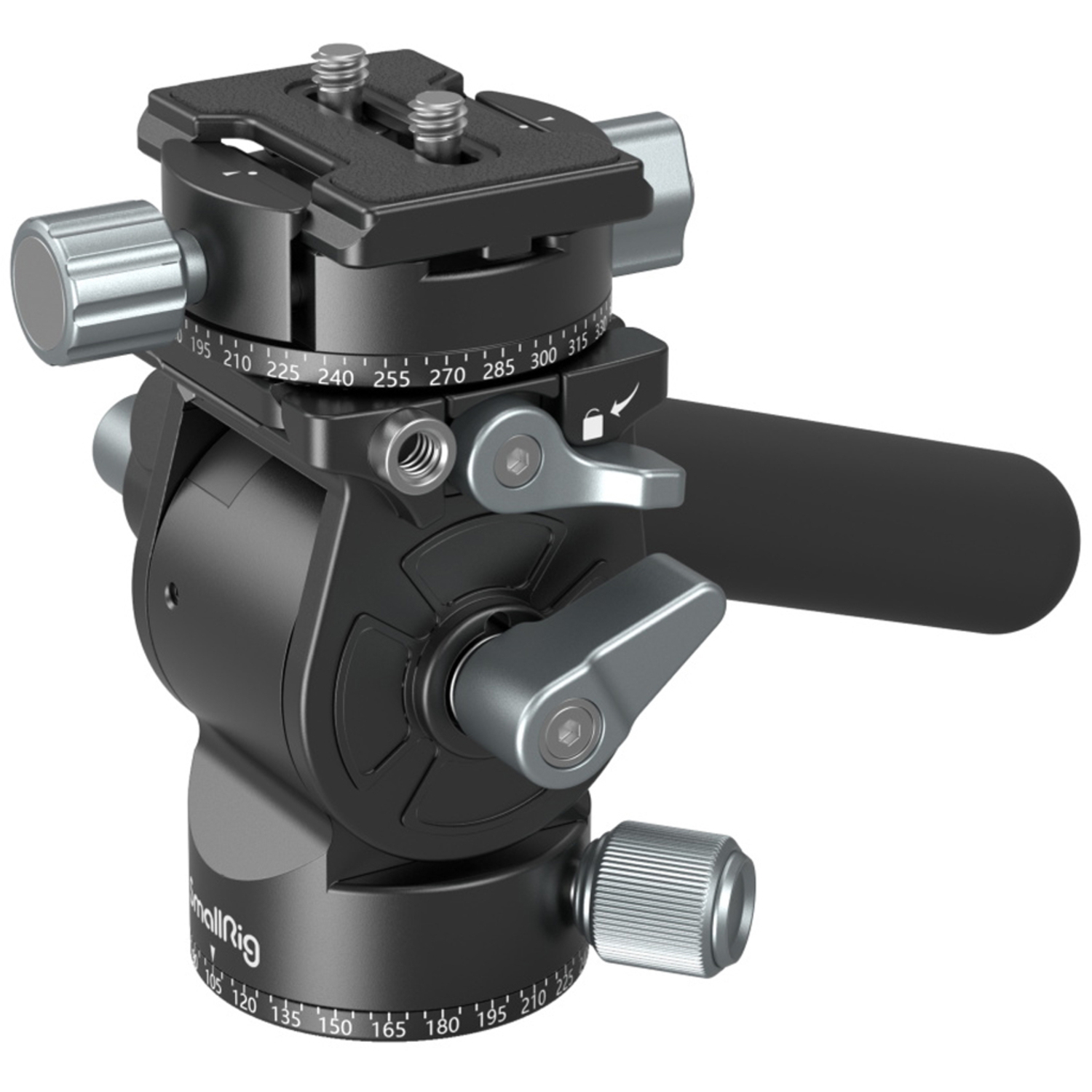SmallRig Leichter Fluid-Videokopf 3457 