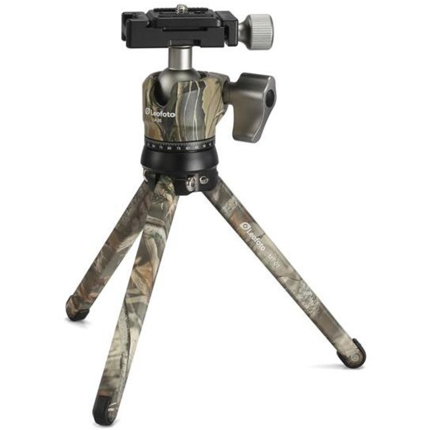 Leofoto Mini-Stativ MT-01 mit Kopf LH-25 Camouflage