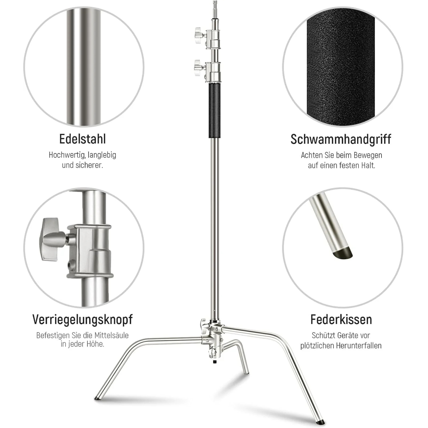 NEEWER Premium C-Stand Galgenstativ SC320AC