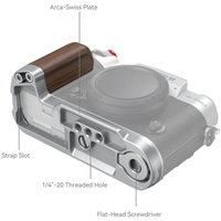 SmallRig Wooden L-Shape Handle 4735 silber für Fujifilm X-T50
