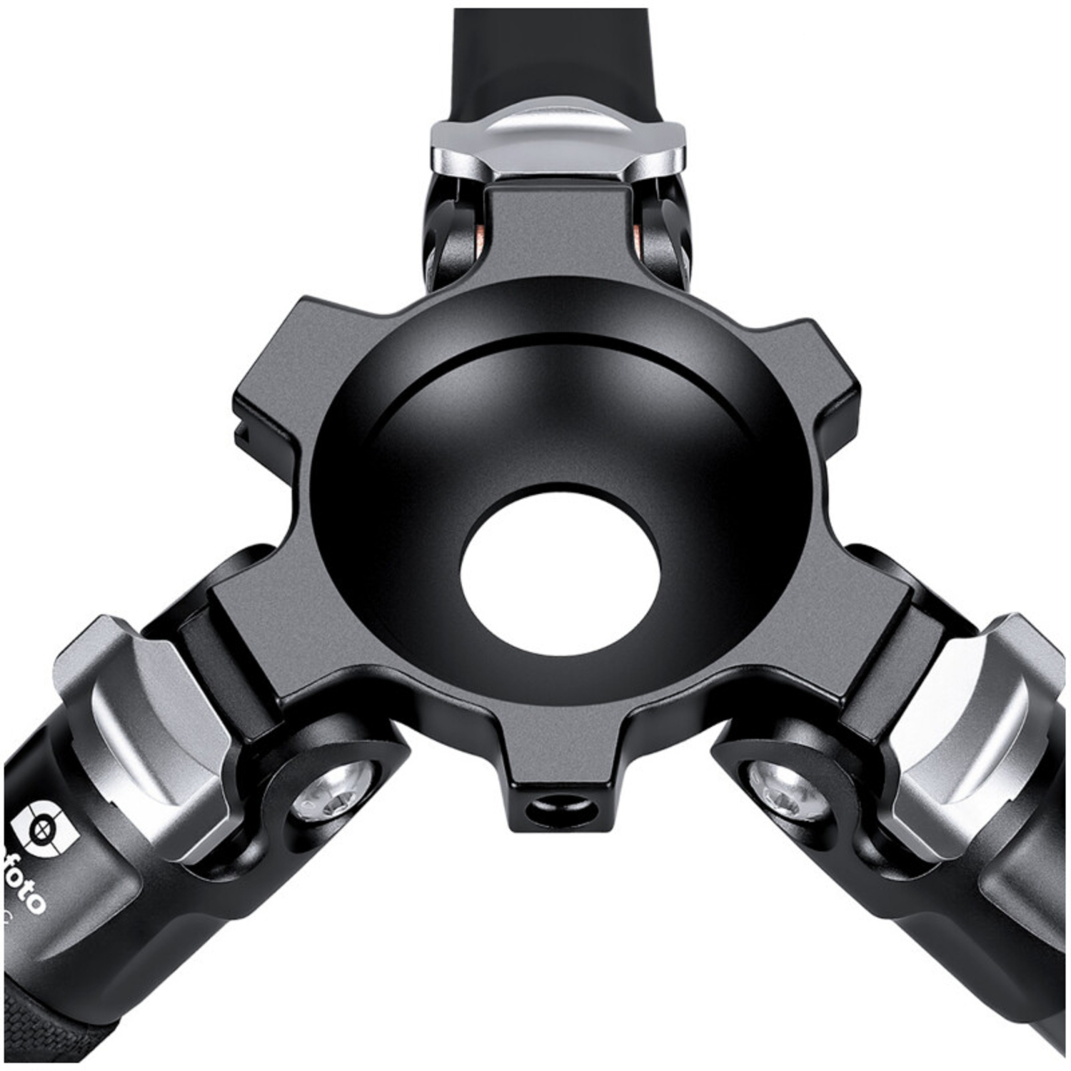 Leofoto Carbon-Dreibeinstativ LVM-324C Manba mit Nivelliereinrichtung und Videoneiger BV-10