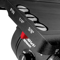 Sachtler SAC1867S2 System Video 18 Kohlefaser mit Stativkopf, SpeedLock Heavy-Duty Tripod, Mid-Level Spreader und Tasche