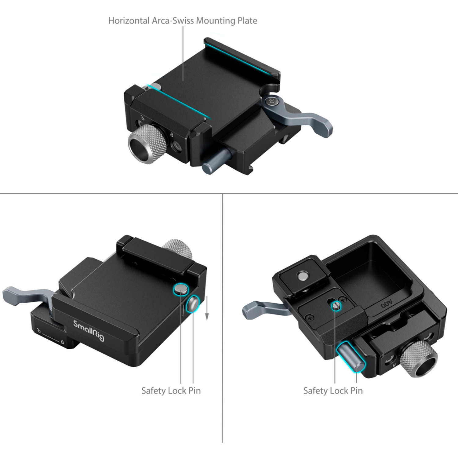 SmallRig Arca-Swiss Mount Platte 4195 für DJI RS 3 Mini