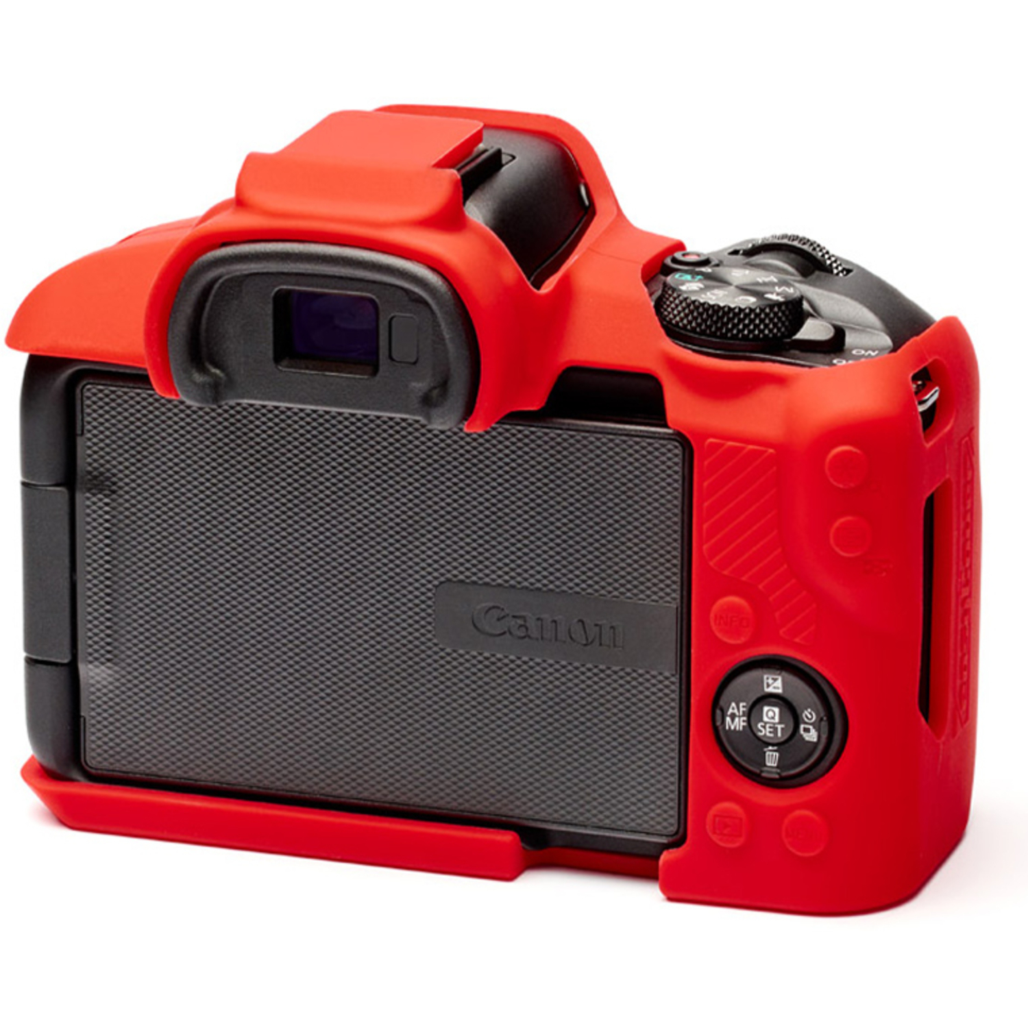 easyCover Silikon-Schutzhülle für Canon R50 Rot