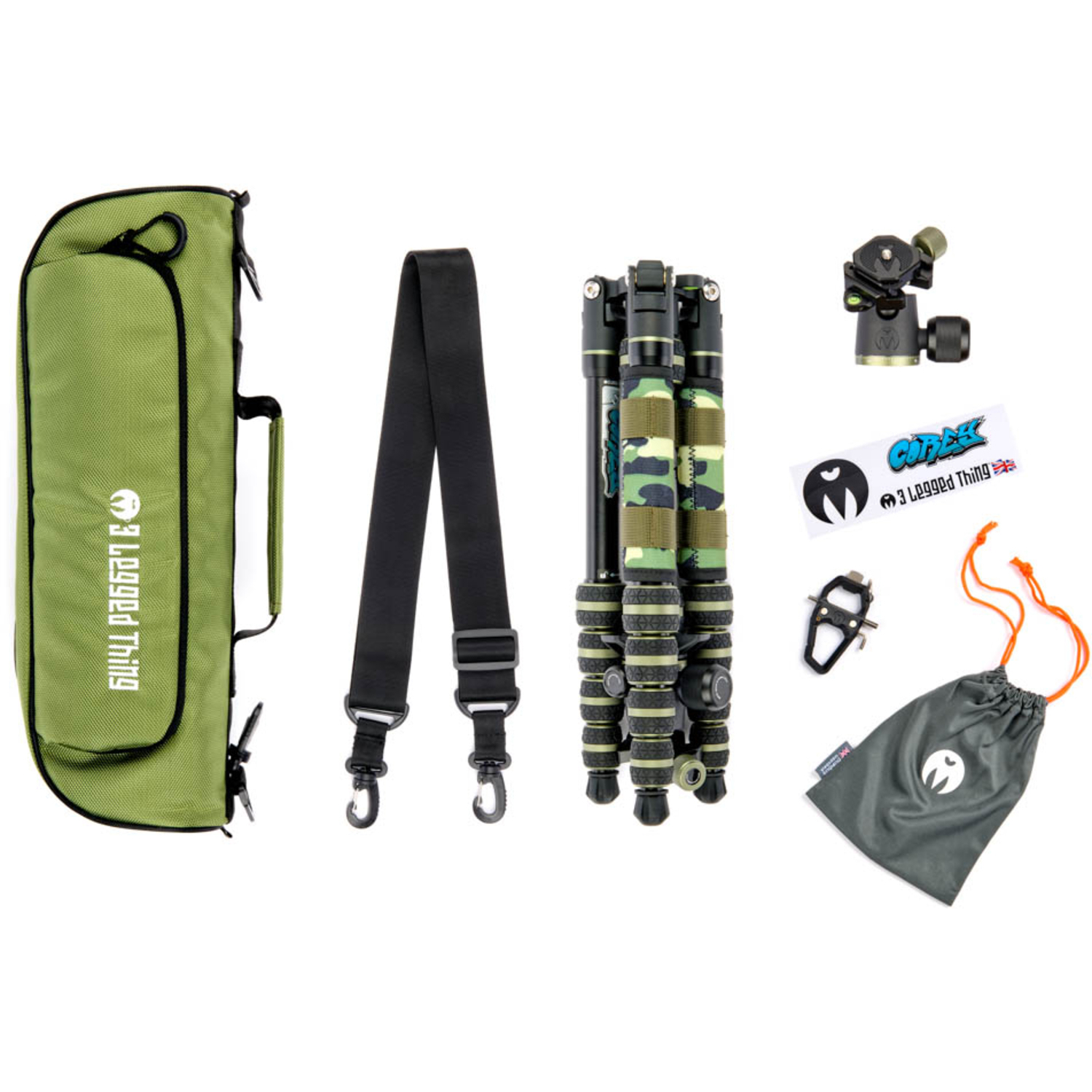 3 Legged Thing Punks Corey 2.0 mit AirHed Neo 2.0 schwarz/grün