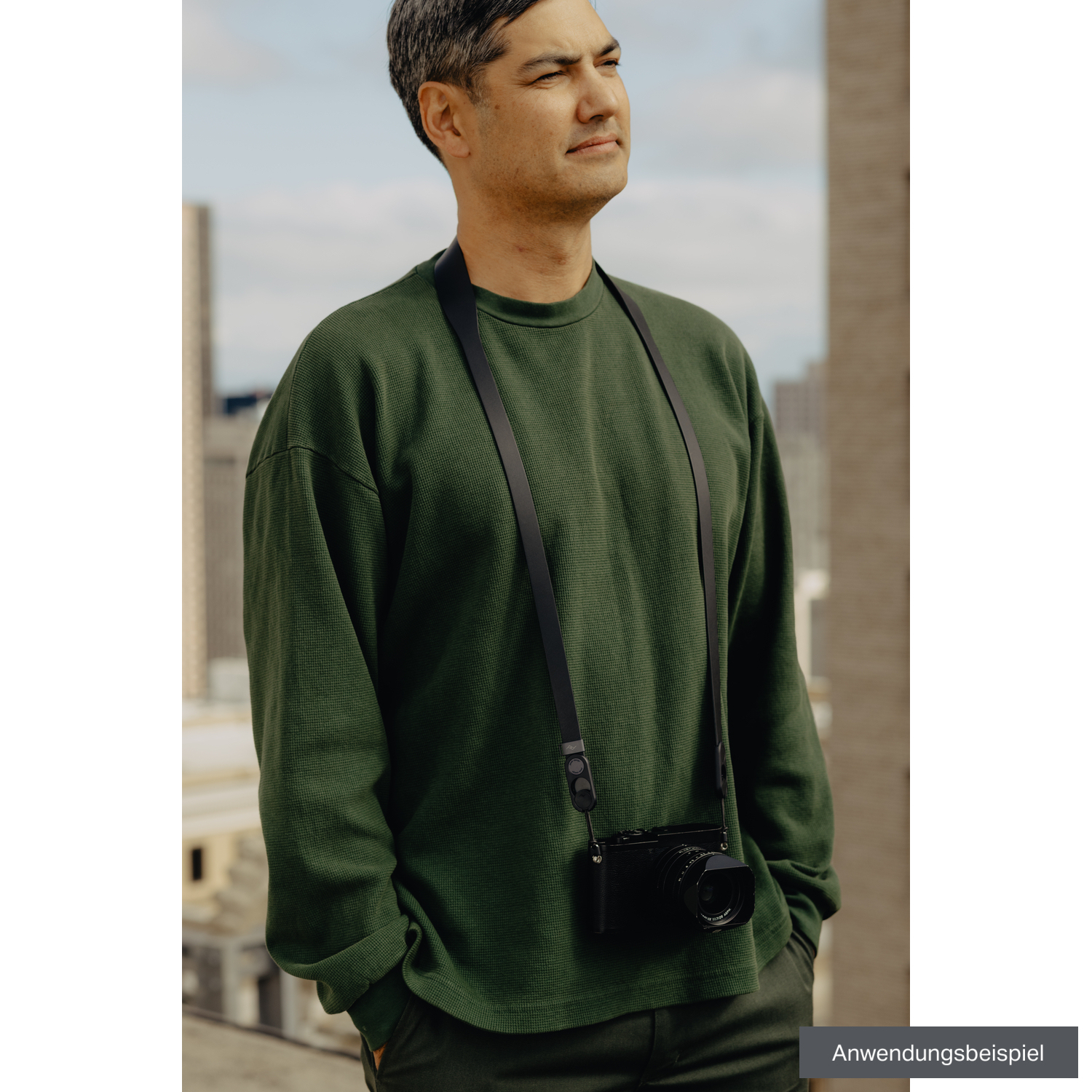 Peak Design Kameragurt Form Leather long schwarz