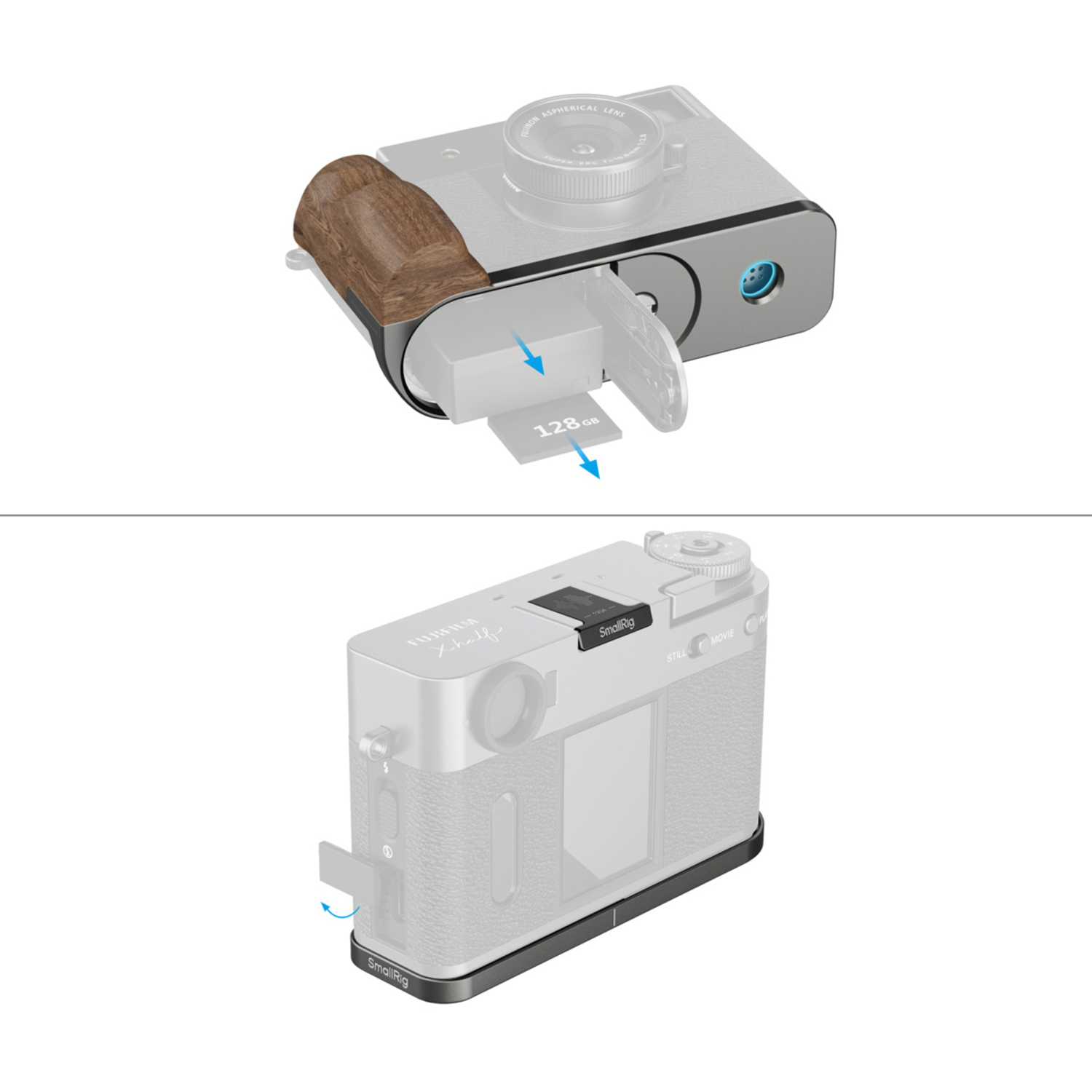 SmallRig L-förmige Montageplatte 5394 für Fujifilm X half X-HF1