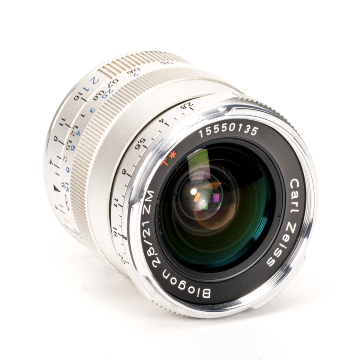 Zeiss ZM Biogon 21 mm/T*2,8, silb. Leica gebraucht