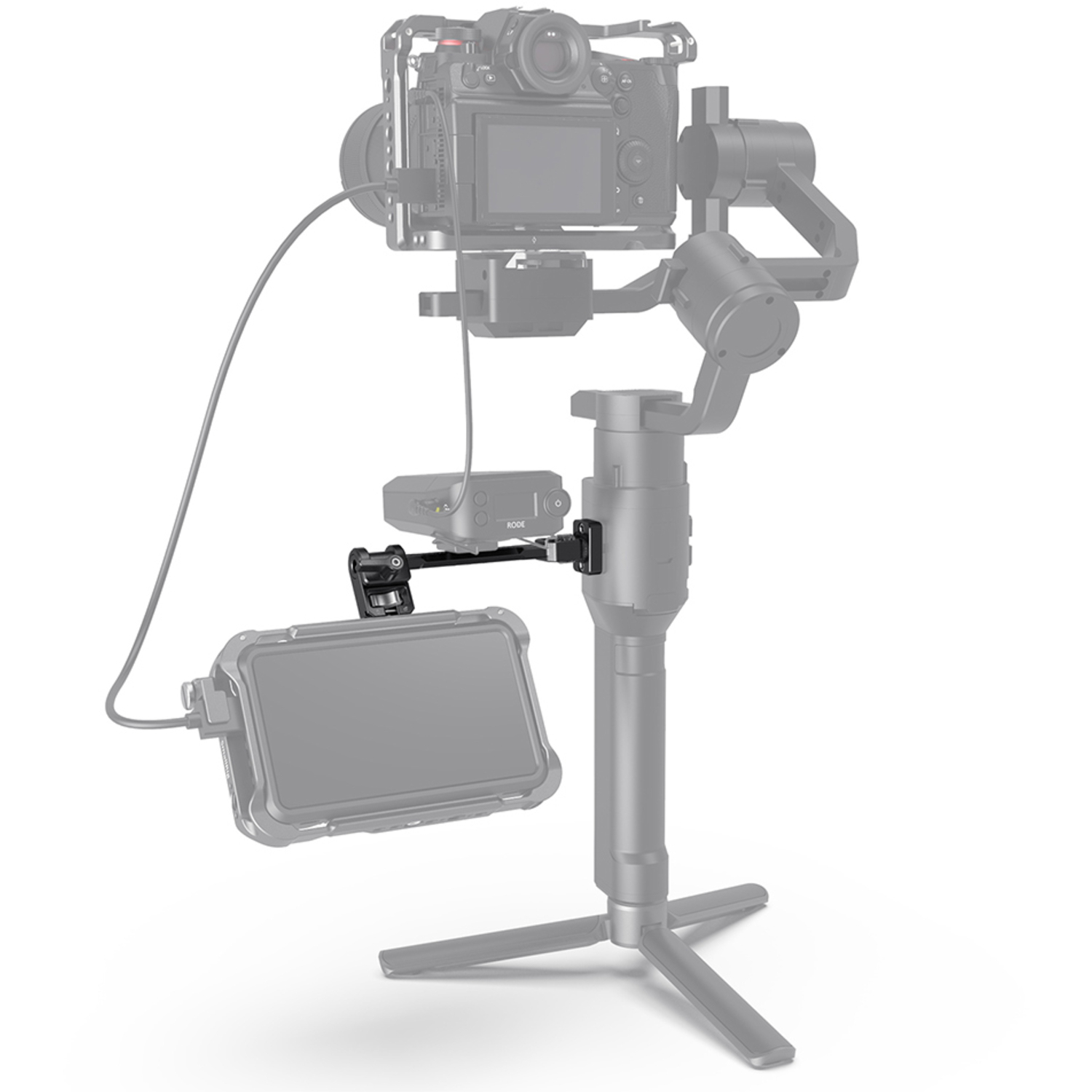 SmallRig Verstellbare Monitorhalterung für DJI RONIN-S / RONIN-SC und ZHIYUN CRANE 2S/CRANE 3 2889
