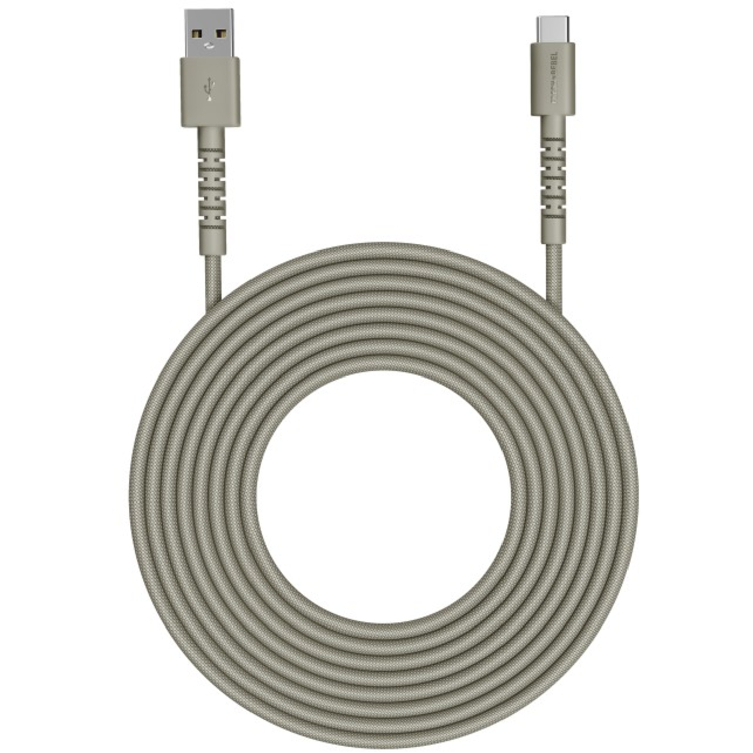 Fresh 'n Rebel Kabel FlexWave USB-A zu USB-C Dried Green 2m