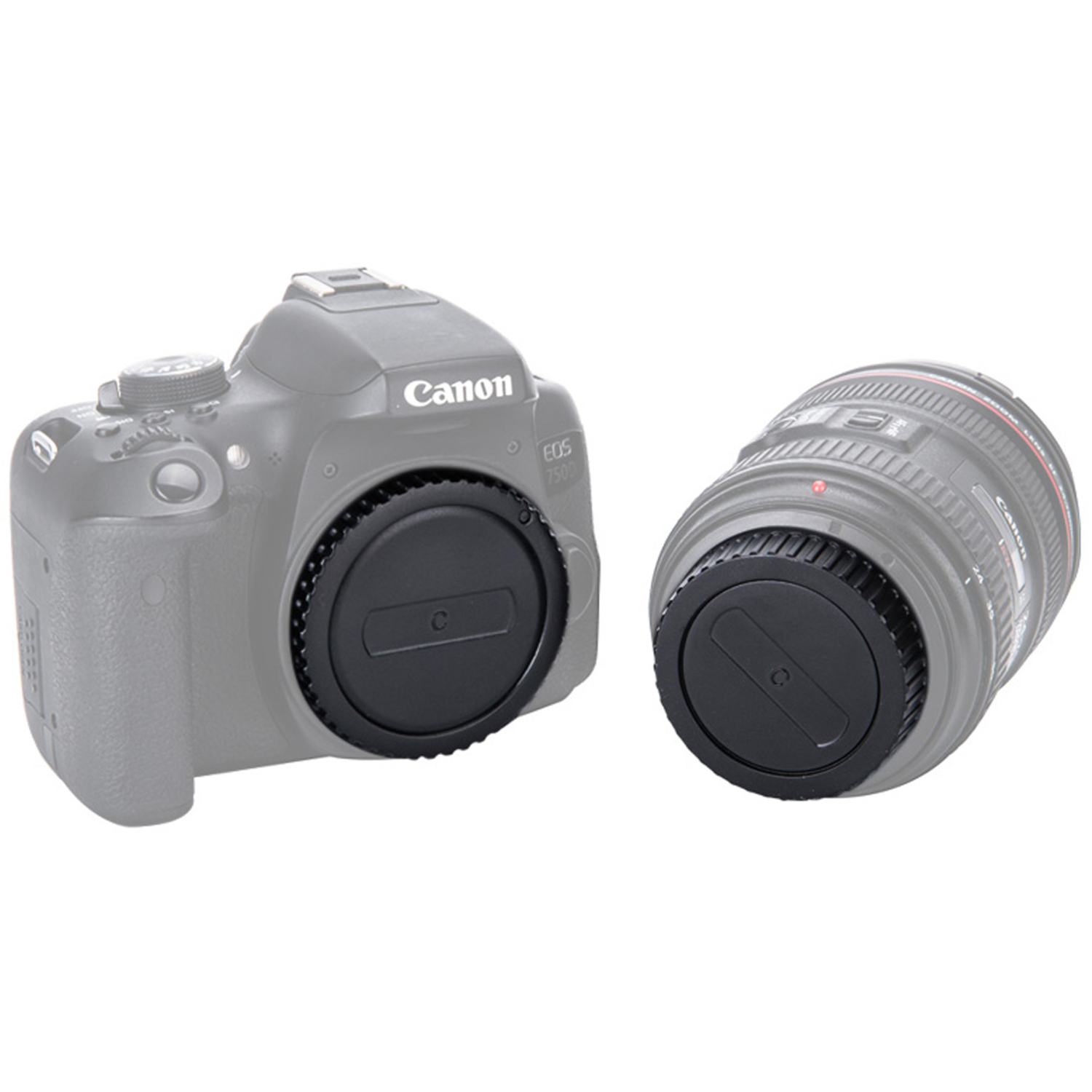 B.I.G. Gehäuse-/Objektivrückdeckel Set Canon EF