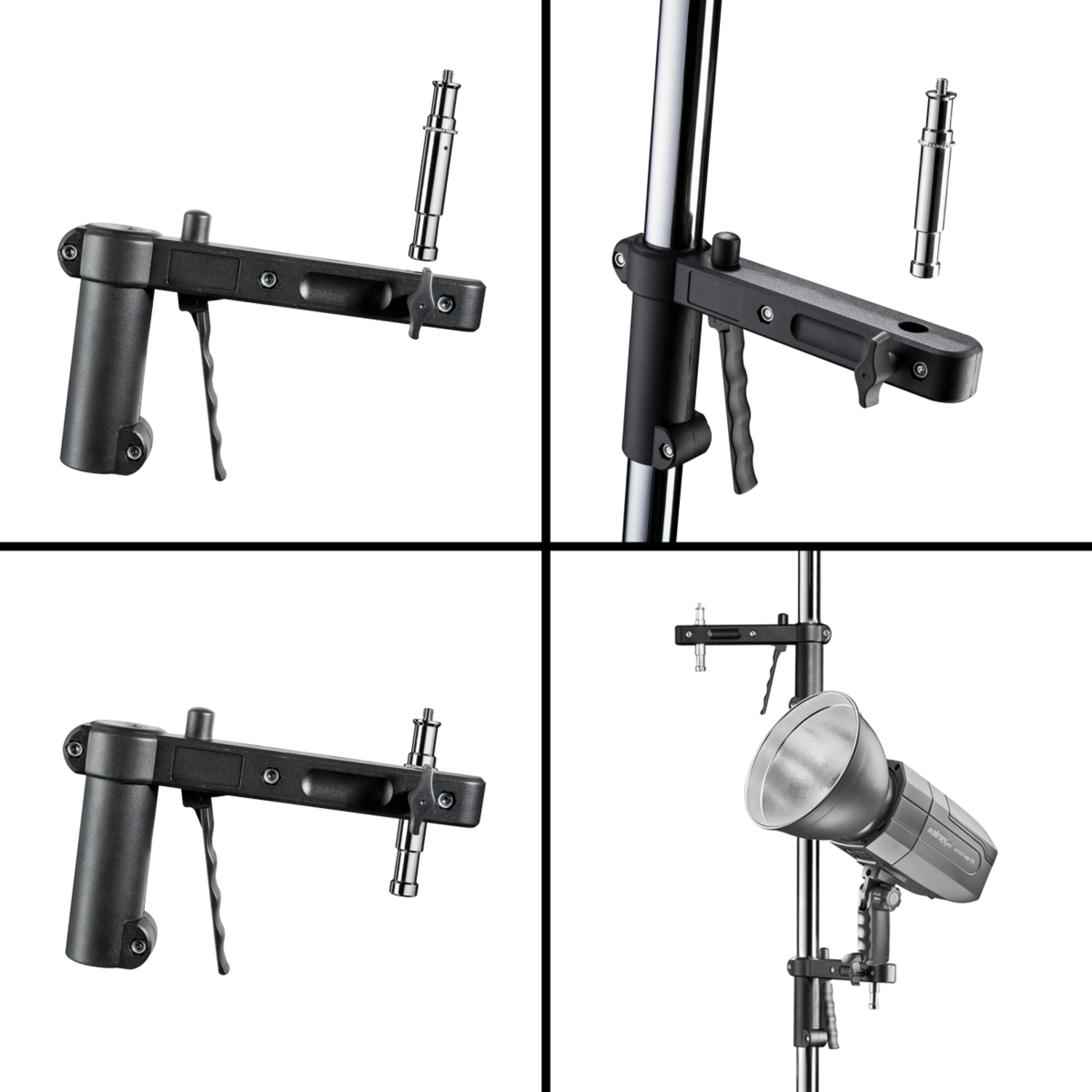 Walimex pro Rollstativ, 223cm, mit 2 Klemmhaltern