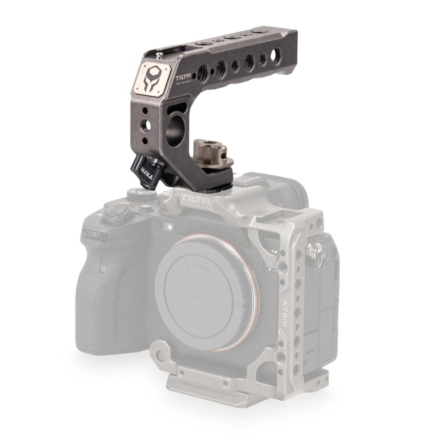 Tilta TA-QRTH2 Drehbarer Leichtgewicht-Schnellspanngriff mit Arri-Fixierungsstiften Grau