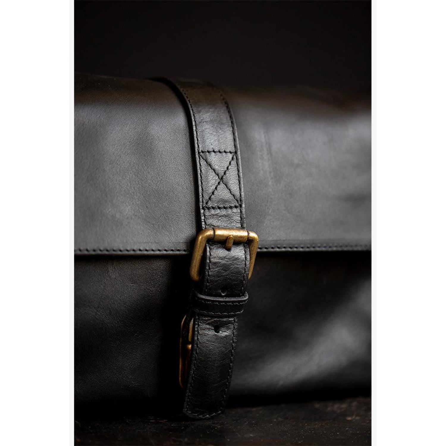 Bronkey Paris Leder Camera Bag Black