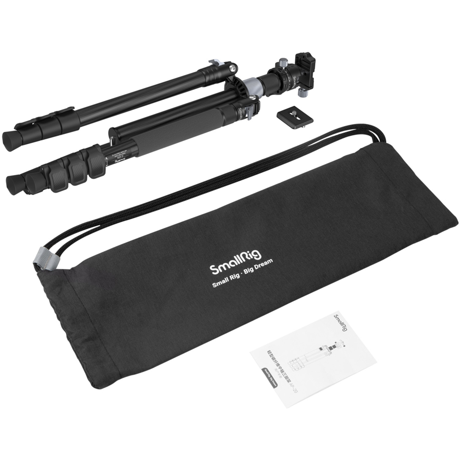 SmallRig Carbon-Stativ mit Mittelsäule AP-20 4059