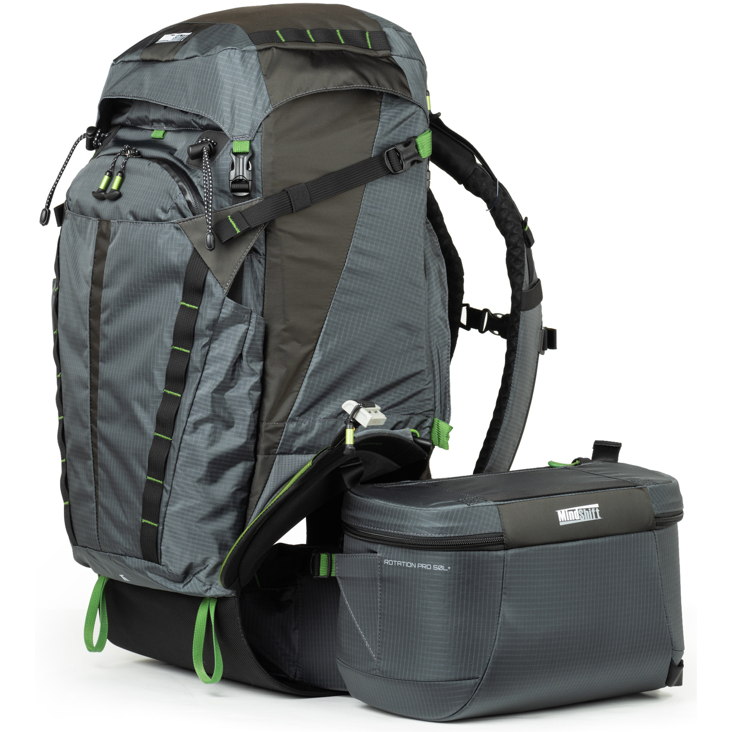 thinkTank Fotorucksack Rotation Pro 50L graugrün