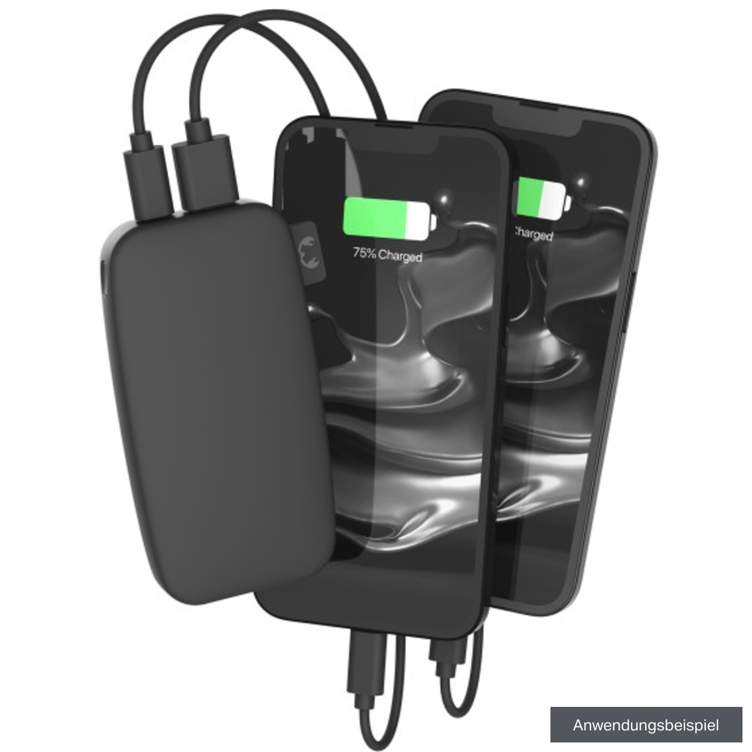 Fresh'n Rebel Powerbank 6000mAh mit USB-C Storm Grey