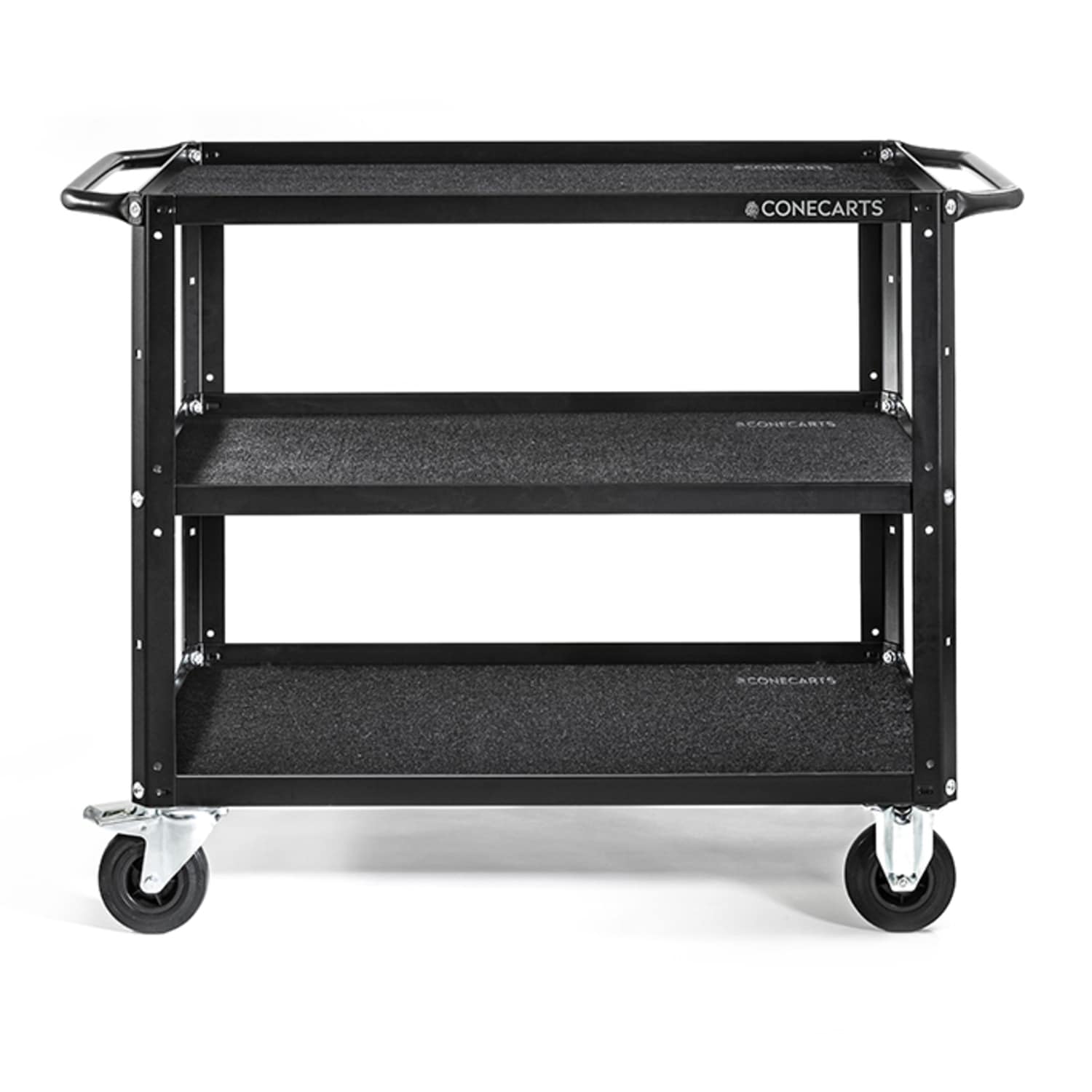 Conecarts Großer Wagen mit schwarzer Teppichmatte