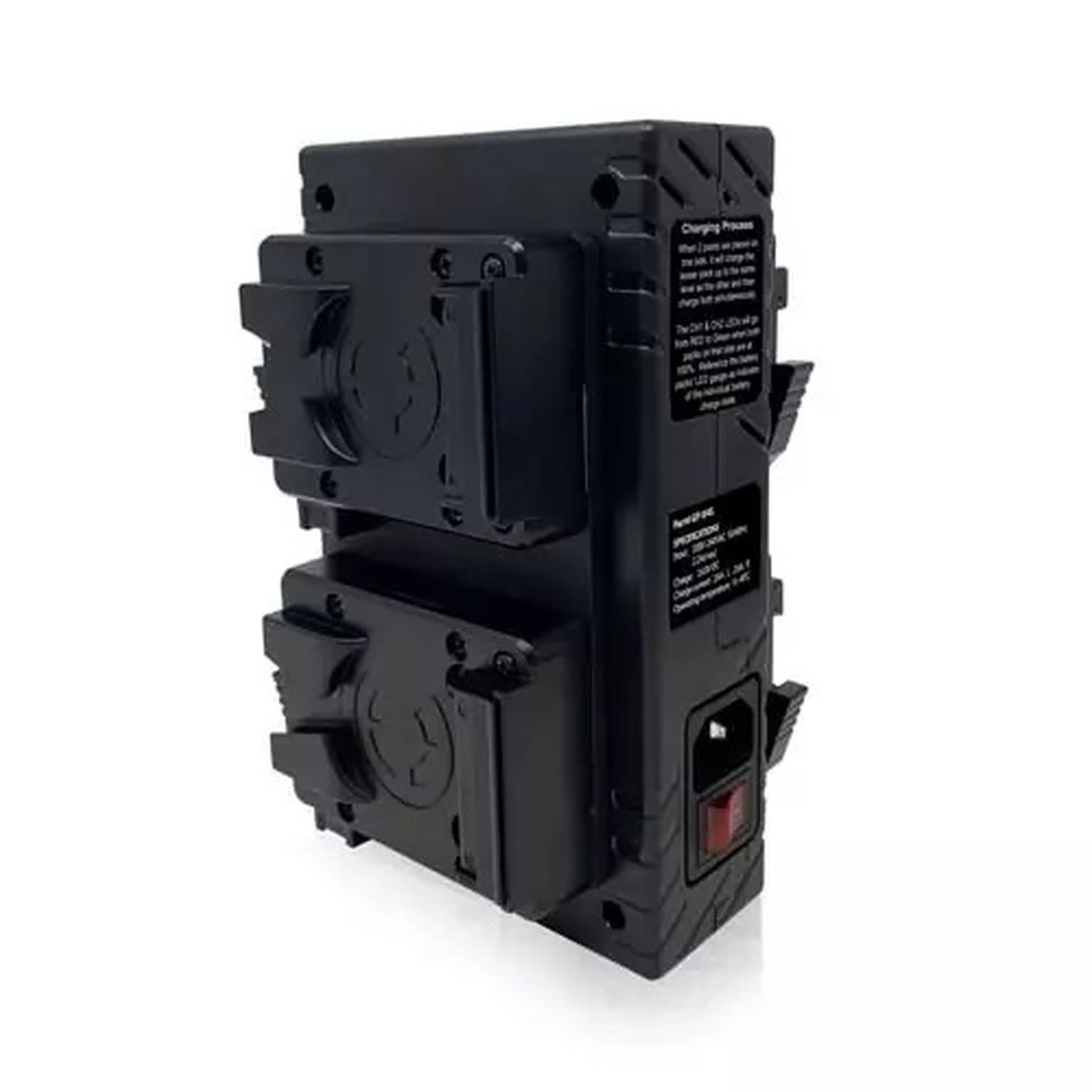 Core SWX GP-X4S 4-fach Ladegerät für Micro-Style Akkupacks V-Mount