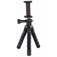 Hama Ministativ Flex für Smartphone und GoPro 14cm schwarz 