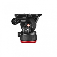 Manfrotto Fluid-Videokopf 504X mit Carbonfaser-Doppelrohrstativ GS