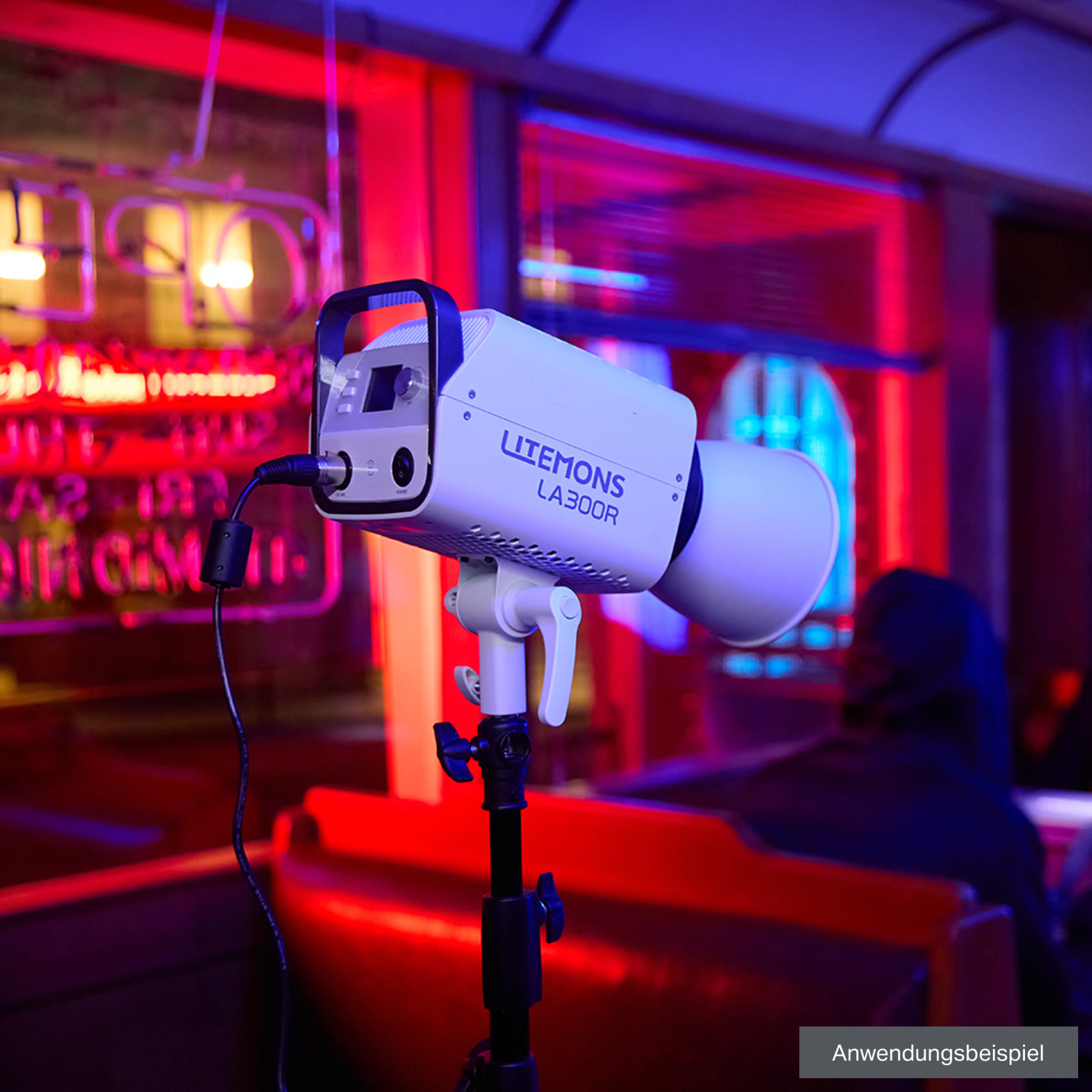 Godox Litemons LA150R RGB LED-Leuchte mit Zubehör und Tasche