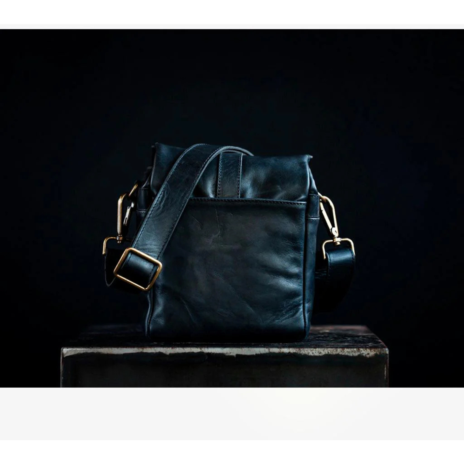 Bronkey Berlin Camera Bag Full Leder Black