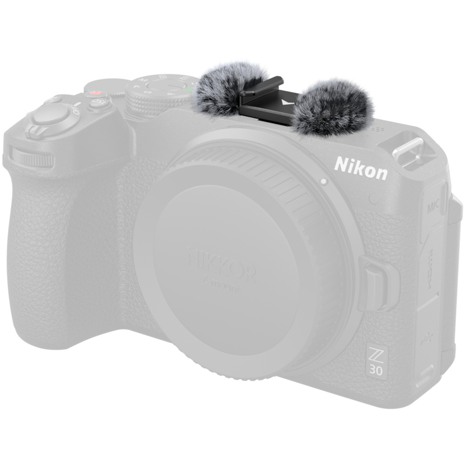 SmallRig Windschutz mit Cold Shoe Adapter 3859 für Nikon Z30