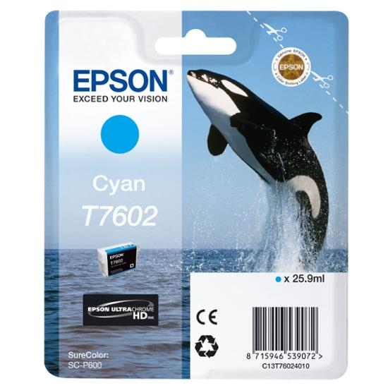 Epson Tinte cyan 25.9ml f. EPSON SureColor P600