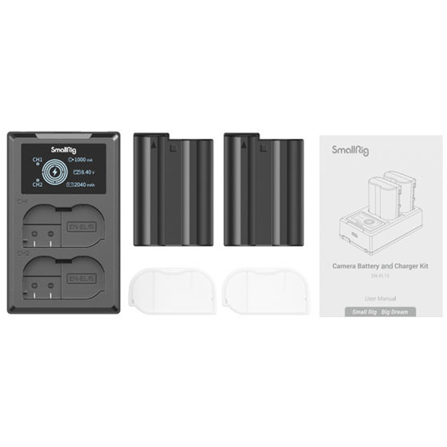 SmallRig Akku EN-EL15 und Ladegerät Kit 3820B