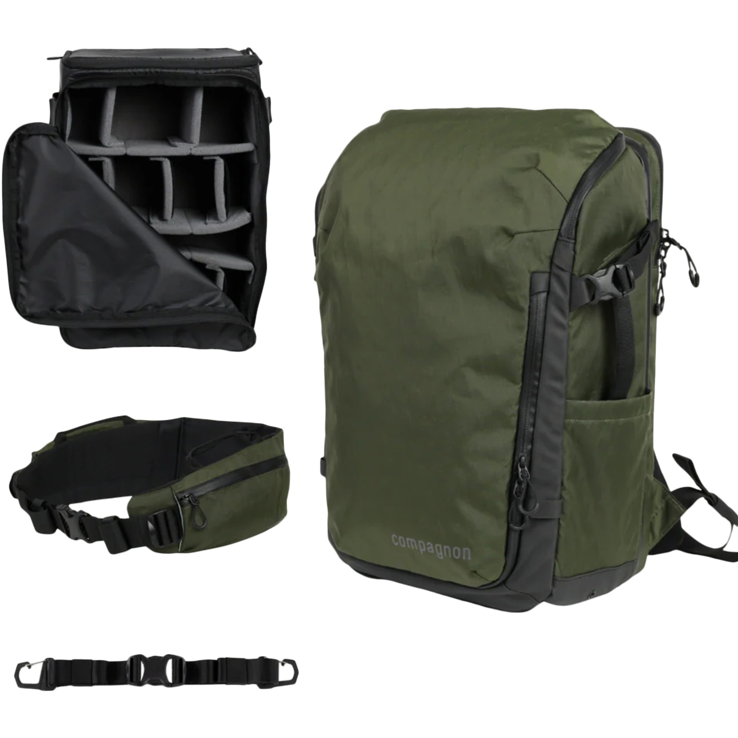 compagnon Rucksack Adapt 2.0 Starter Set 25L Forest Green