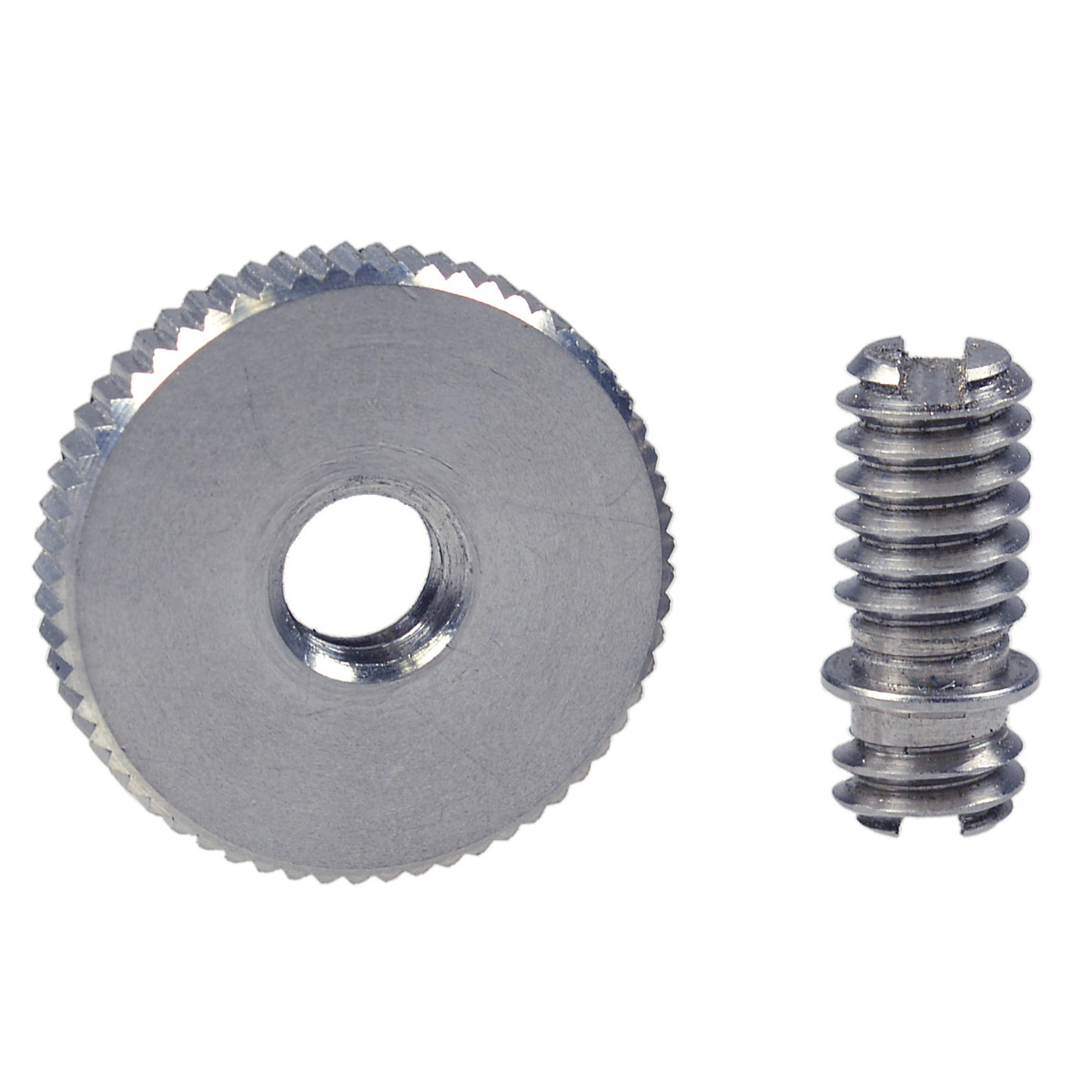 Kaiser Gewindeadapter mit 2 x 1/4"-Gewindezapfen und Kontermutter