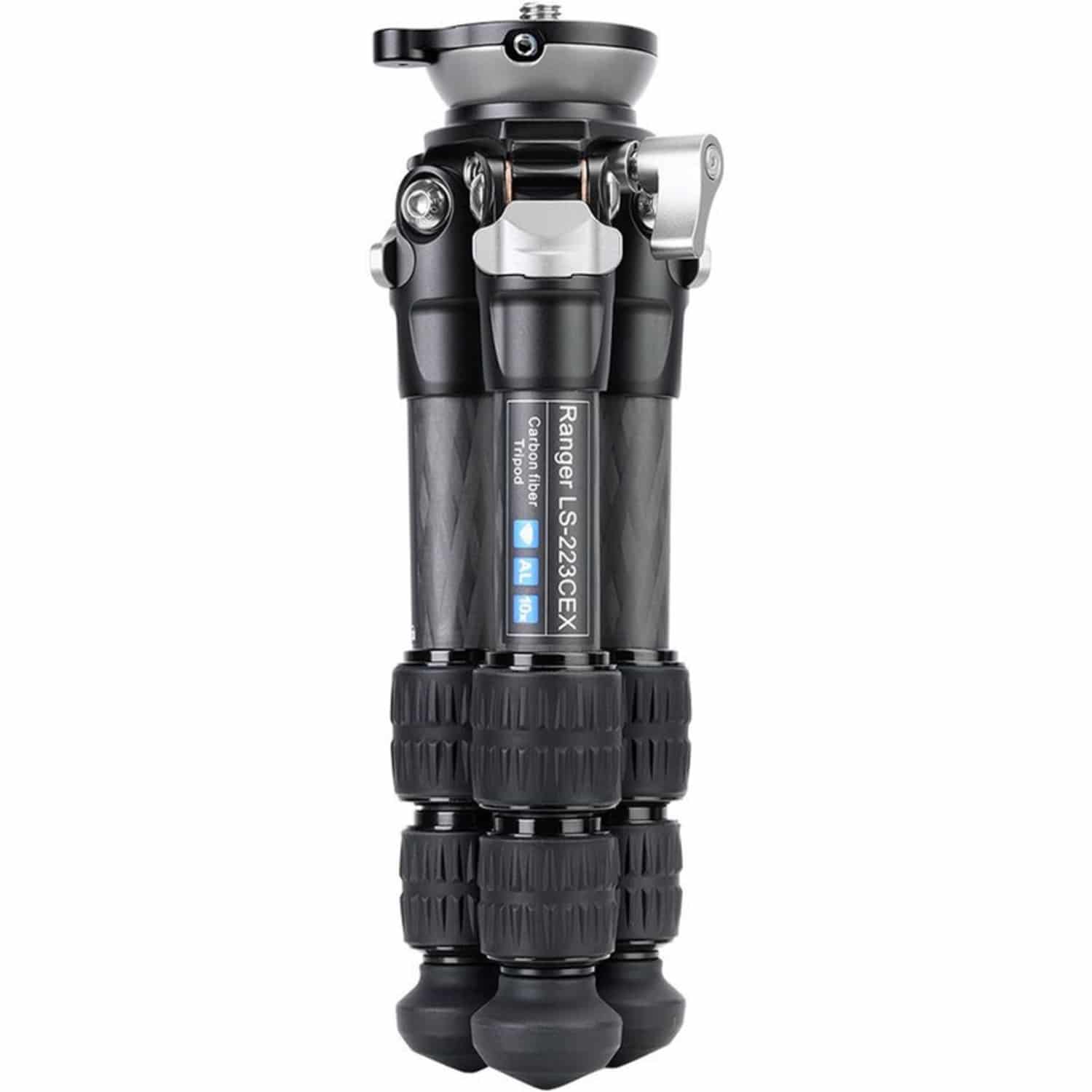 Leofoto Carbon-Dreibeinstativ LS-223CEX+RH-0