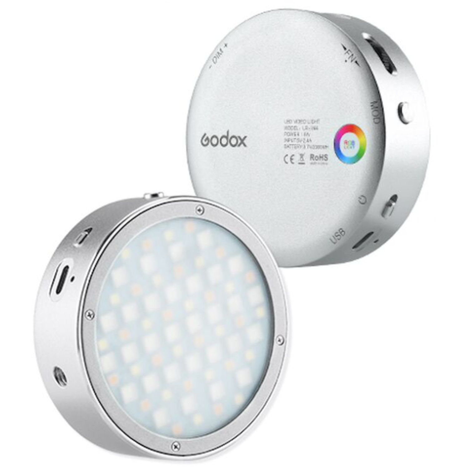 Godox R1 Runde RGB Mini-Kreativ-LED-Leuchte