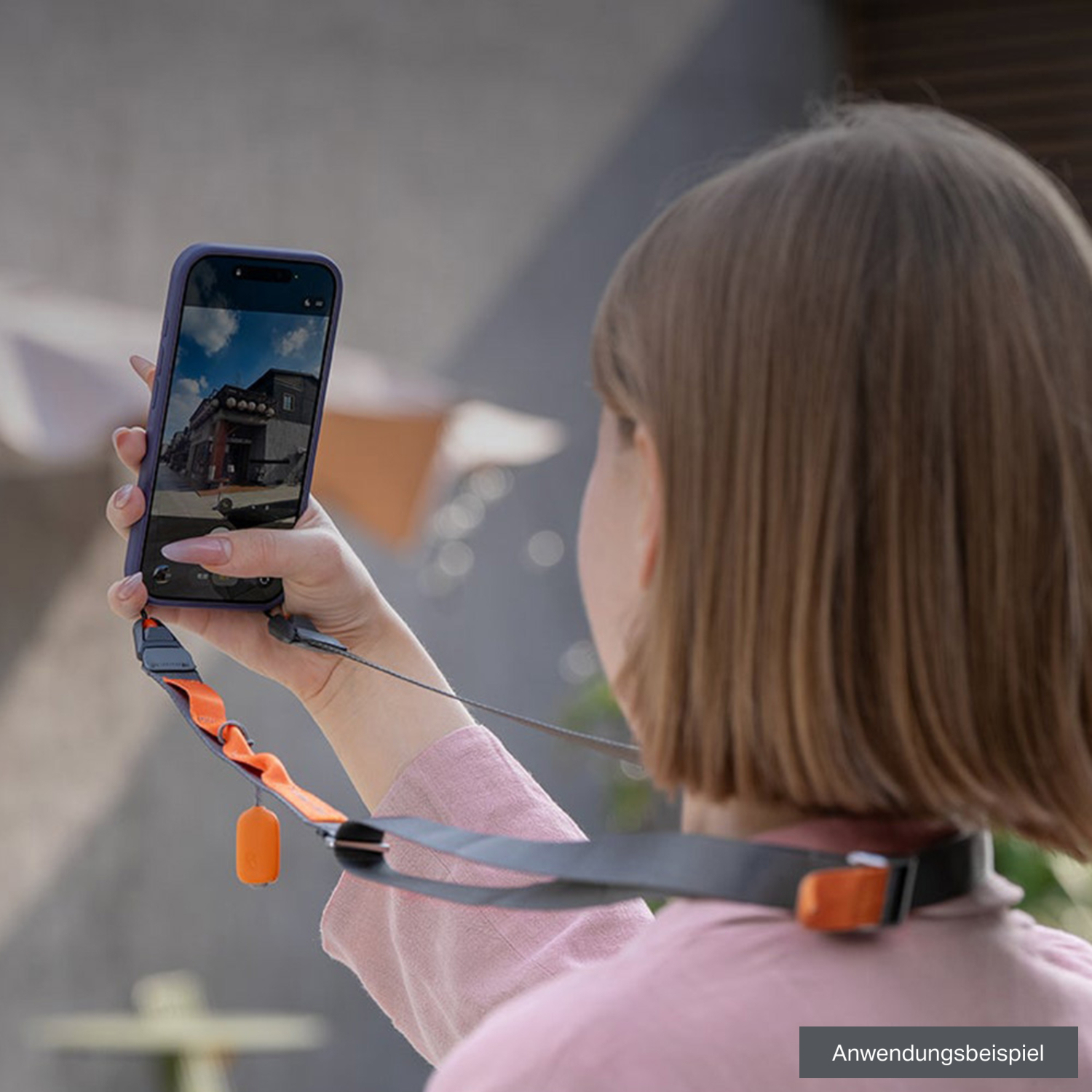 PGYTECH Smartphone-Gurt LinkGo Dual Mount Version gewebt Misty Grey