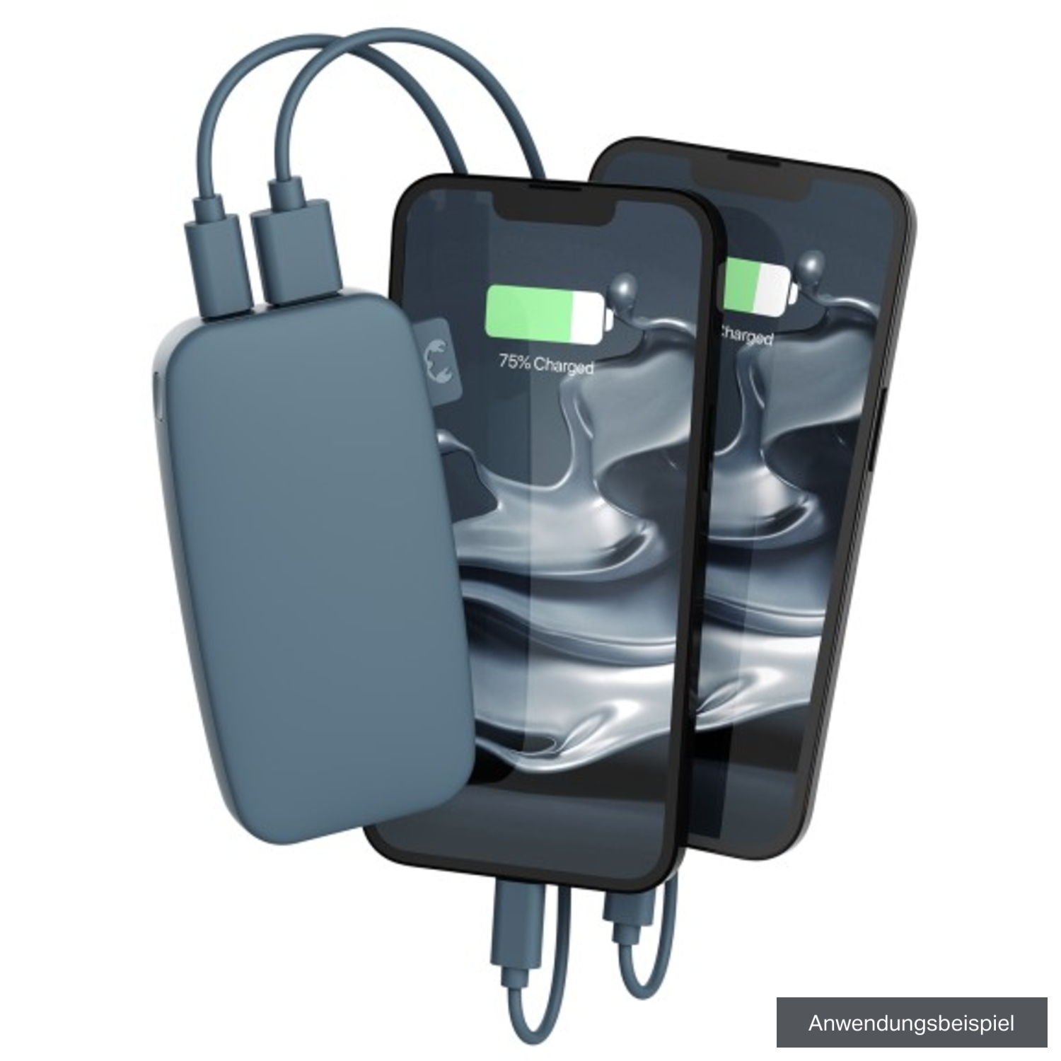 Fresh'n Rebel Powerbank 6000mAh mit USB-C Dive Blue