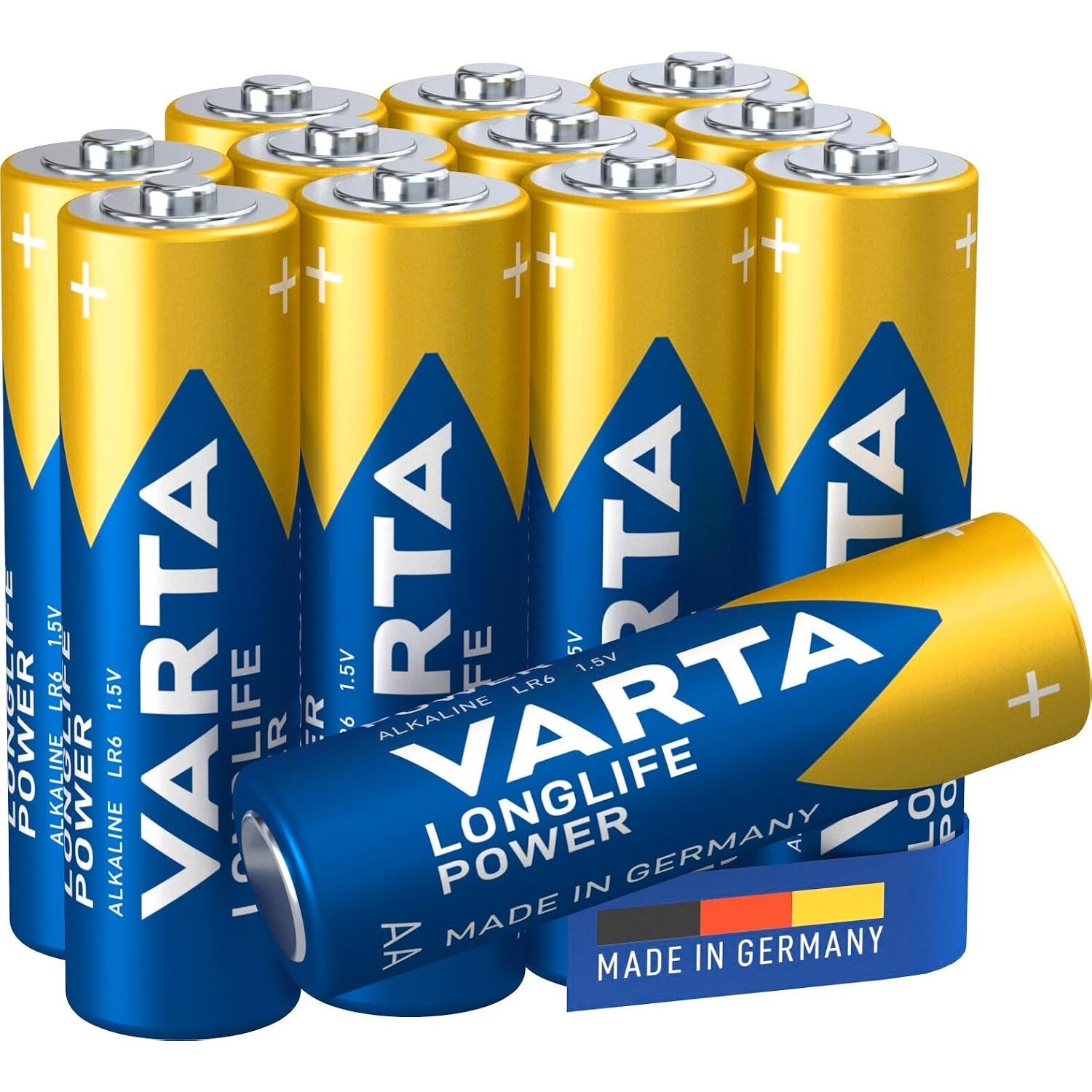 Varta Batterie Longlife Power CUBE12 AA Mignon Alkaline 1,5V 12er Pack