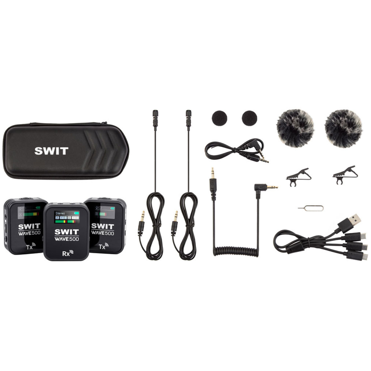 SWIT WAVE 500 Dual Channel Wireless Microphone