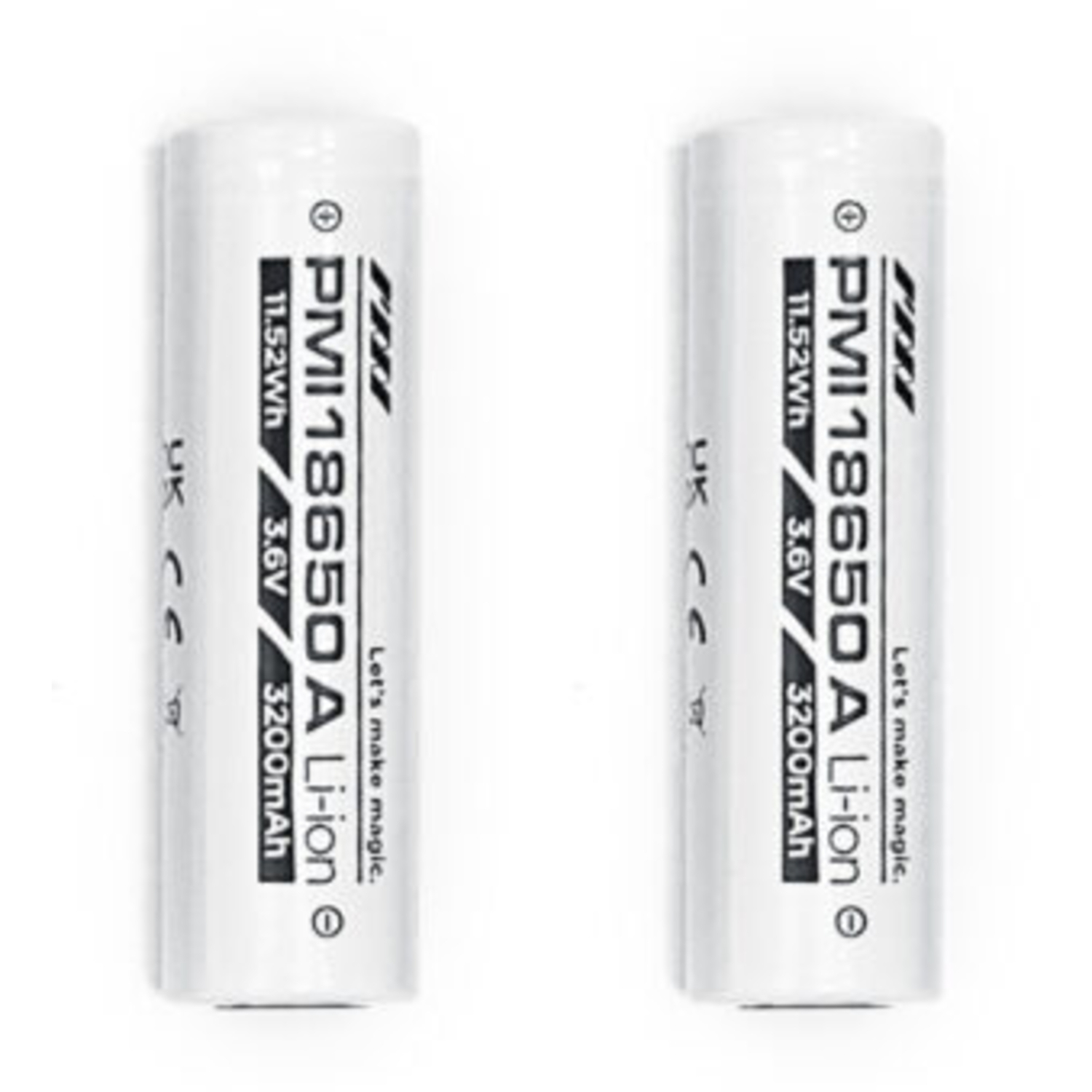 SmokeNINJA Batterie 18650 2er Pack