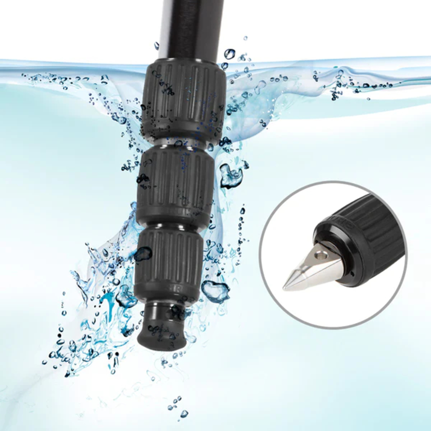 Sirui W-2004 Waterproof Drei-Einbeinstativ, schwarz